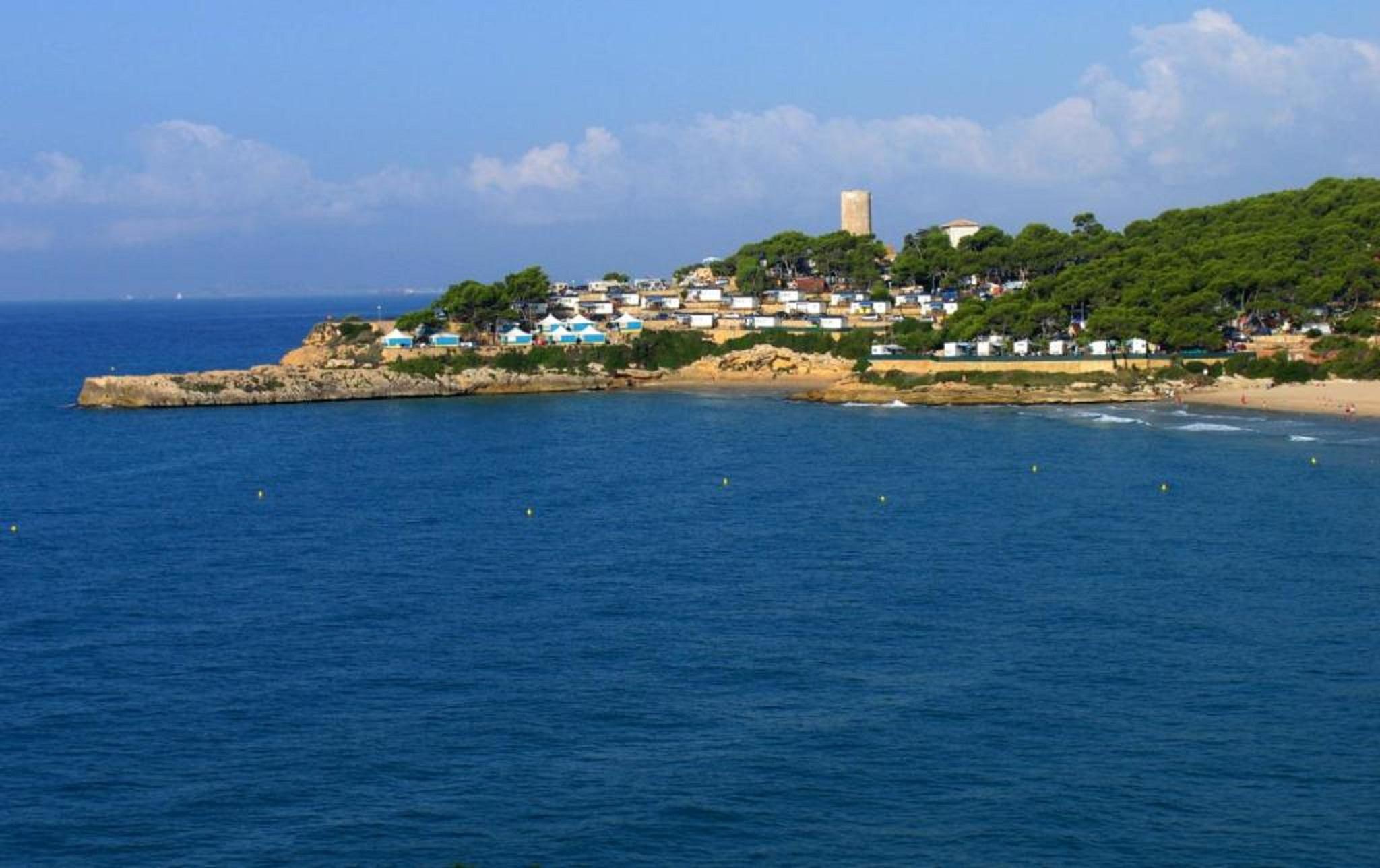 Camping Estival Torre De La Mora Tamarit Bagian luar foto