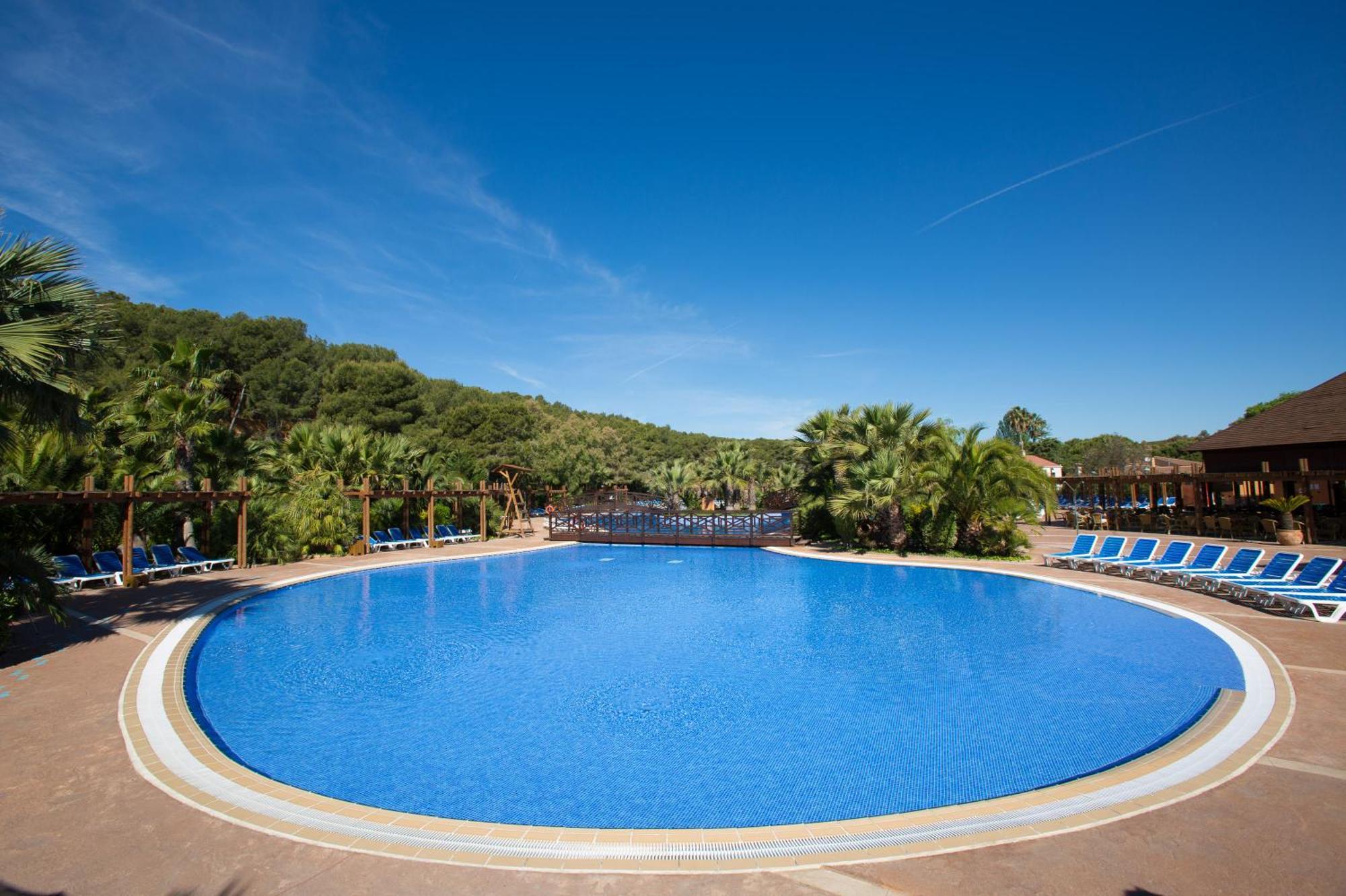 Camping Estival Torre De La Mora Tamarit Bagian luar foto