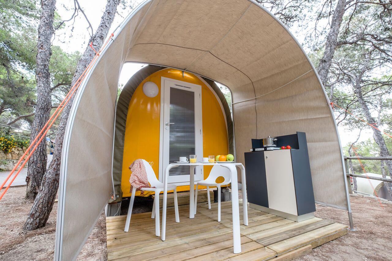 Camping Estival Torre De La Mora Tamarit Bagian luar foto